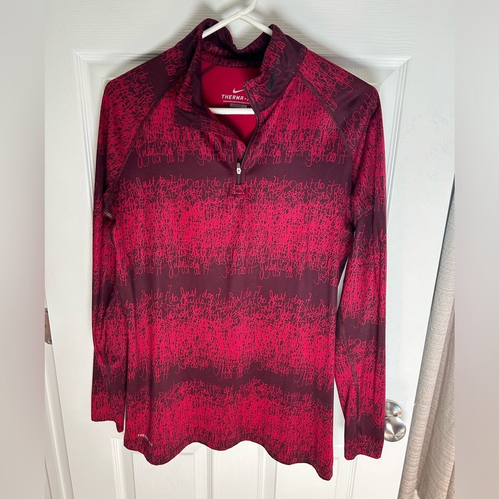 Nike Thermal Fit 3/4 Zip Long Sleeve